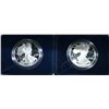 Image 2 : 2001-W & 2004-W PROOF AMERICAN SILVER EAGLES