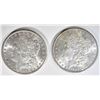 Image 1 : 1884-O & 1885-O MORGAN DOLLARS  BU