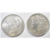 Image 1 : 1886 & 1889 BU MORGAN DOLLARS