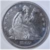 Image 1 : 1867 SEATED LIBERTY HALF DOLLAR  AU