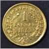 Image 2 : 1853-C GOLD DOLLAR  AU/BU