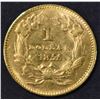 Image 2 : 1855 T-2 GOLD DOLLAR  AU/BU