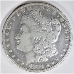 1893-O MORGAN DOLLAR  FINE SCRATCH