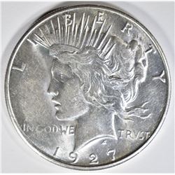 1927-S PEACE DOLLAR  AU/BU