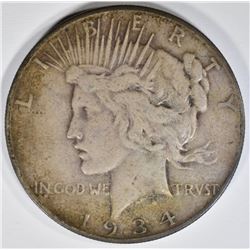 1934-S PEACE DOLLAR  VF