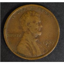 1909-S LINCOLN CENT GOOD