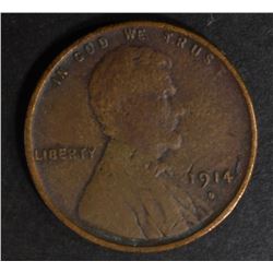 1914-D LINCOLN CENT GOOD