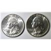 Image 1 : 1941-D & 46-D WASHINGTON QUARTERS CH BU
