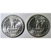 Image 2 : 1941-D & 46-D WASHINGTON QUARTERS CH BU