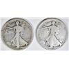 Image 1 : 1917-D & 17-S OBV WALKING LIBERTY HALVES GOOD