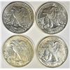 Image 2 : 4-1936 WALKING LIBERTY HALVES AU/UNC