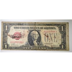 1928 $1 RED SEAL US NOTE