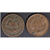 Image 2 : LOT OF 2 INDIAN CENTS