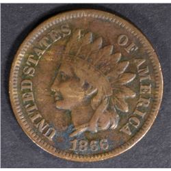 1866 INDIAN CENT  VF