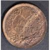Image 2 : 1907 INDIAN CENT  CH/GEM BU  FULL RED