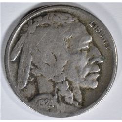 1924-S BUFFALO NICKEL FINE