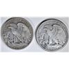Image 2 : 1917 VF/XF & 1938-D FINE WALKING LIBERTY HALVES
