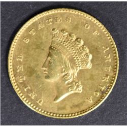 1854 TYPE 2 GOLD DOLLAR  NICE BU  SHARP!
