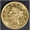Image 1 : 1861 $2.5 GOLD LIBERTY  NICE BU