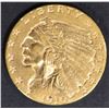 Image 1 : 1910 $2.5 GOLD INDIAN  BU