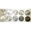 Image 1 : LOT OF 10 PEACE DOLLARS 1-1922, 9-1924