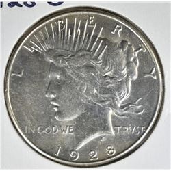 1928-S PEACE DOLLAR  BU