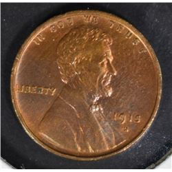 1915-D LINCOLN CENT  AU/BU