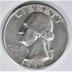 1932-S WASHINGTON QUARTER AU