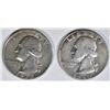 Image 1 : 1938-S AU & 40-D XF WASHINGTON QUARTERS