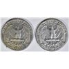 Image 2 : 1938-S AU & 40-D XF WASHINGTON QUARTERS