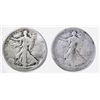 Image 1 : 1916-D & 19-D WALKING LIBERTY HALF DOLLARS GOOD