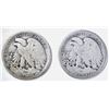 Image 2 : 1916-D & 19-D WALKING LIBERTY HALF DOLLARS GOOD