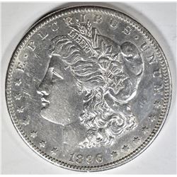 1896-S MORGAN DOLLAR AU/BU