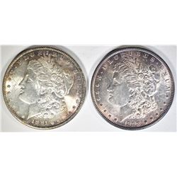 1891 & 98 MORGAN DOLLARS BU