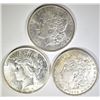 Image 1 : 1884-O, 1902-O MORGAN & 1923 PEACE DOLLARS
