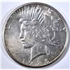 Image 1 : 1925-S PEACE DOLLAR, AU/BU