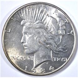 1934 PEACE DOLLAR, BU