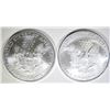 Image 2 : 2-BU 2003 AMERICAN SILVER EAGLES