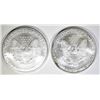 Image 2 : 2004 & 2005 BU AMERICAN SILVER EAGLES