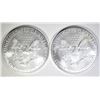 Image 2 : 2-BU 2008 AMERICAN SILVER EAGLES