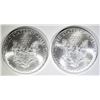 Image 2 : 2-BU 2009 AMERICAN SILVER EAGLES