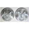 Image 2 : 2-GEM BU 2020 AMERICAN SILVER EAGLES