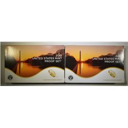 2-2013 U.S. PROOF SETS ORIG PACKAGING