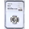 Image 1 : 1942-S SILVER JEFFERSON NICKEL NGC MS-67