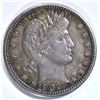 Image 1 : 1902 BARBER QUARTER XF/AU