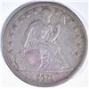 Image 1 : 1871 SEATED LIBERTY DOLLAR FINE