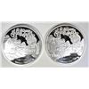 Image 1 : 2-2020 HAPPY HOLIDAYs 1oz .999 SILVER ROUNDS