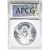 Image 4 : 1987 AMERICAN SILVER EAGLE, APCG PERFECT GEM BU