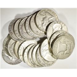 $10 FACE VALUE 90% SILVER HALVES