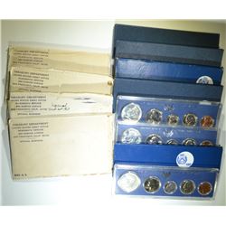 4 EACH 1965, 66, 67 SMS MINT SETS